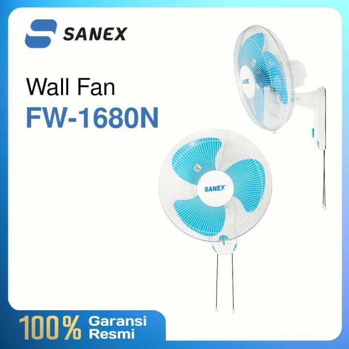 SANEX Kipas angin Dinding - gantung - TEMBOK 16 Inch Sanex wall fan tarik murah