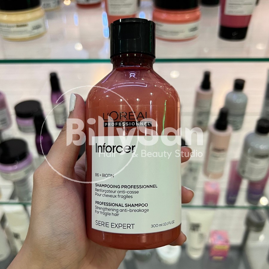 

L'Oreal SE Inforcer Shampoo 300ml - Rambut Rapuh, Anti Breakage