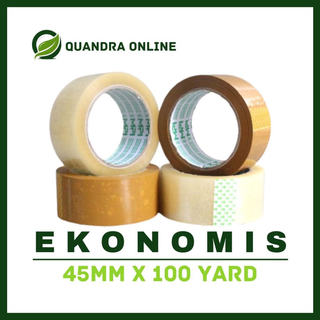 

Lakban 45mm x 100 Yard MPI Bening / Coklat