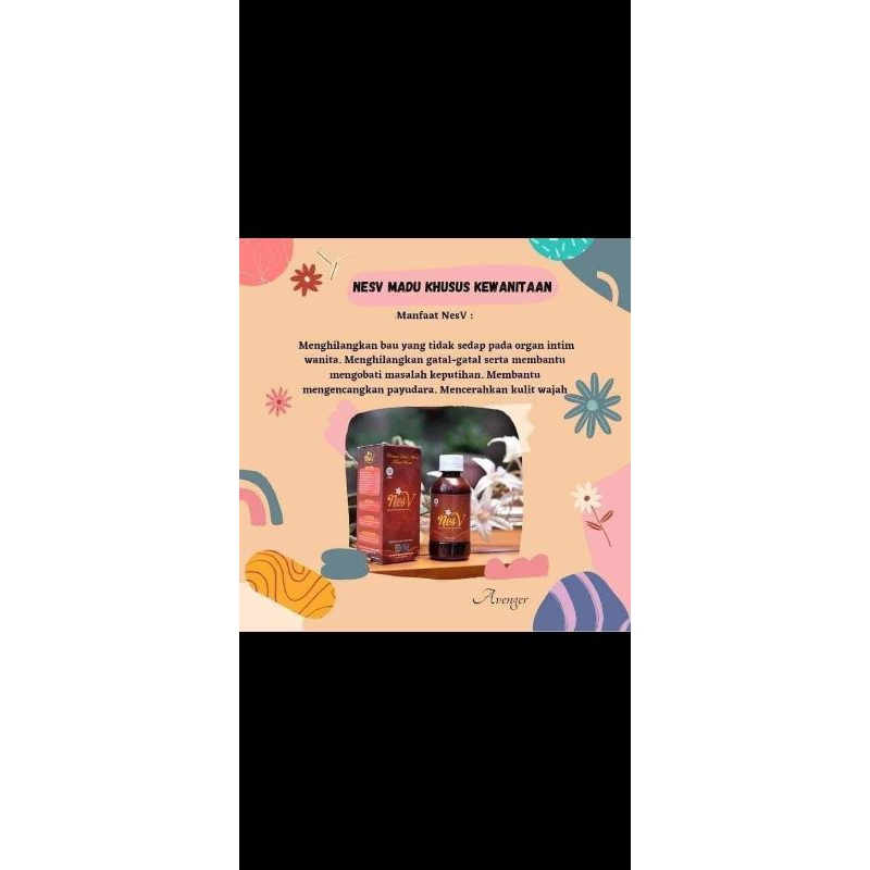 Nesv Minuman herbal para wanita masa kini (PRODUK HWI ORI 1000%)