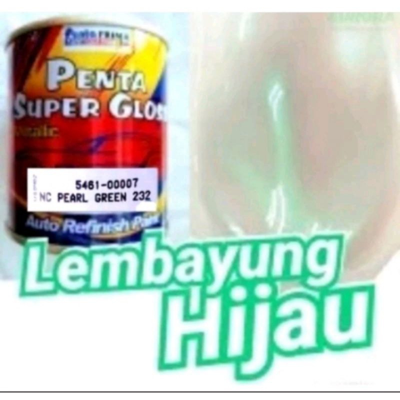 

Cat Lembayung Hijau Penta Super Gloss 5461-00007 Pearl Green
