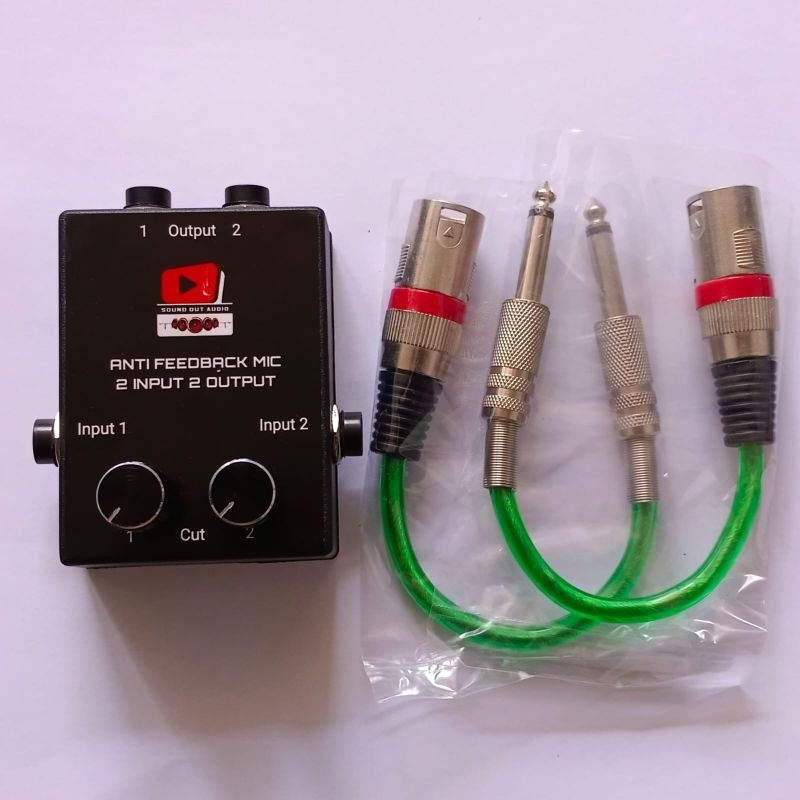 Anti feedback Mic 2 Input 2 Output