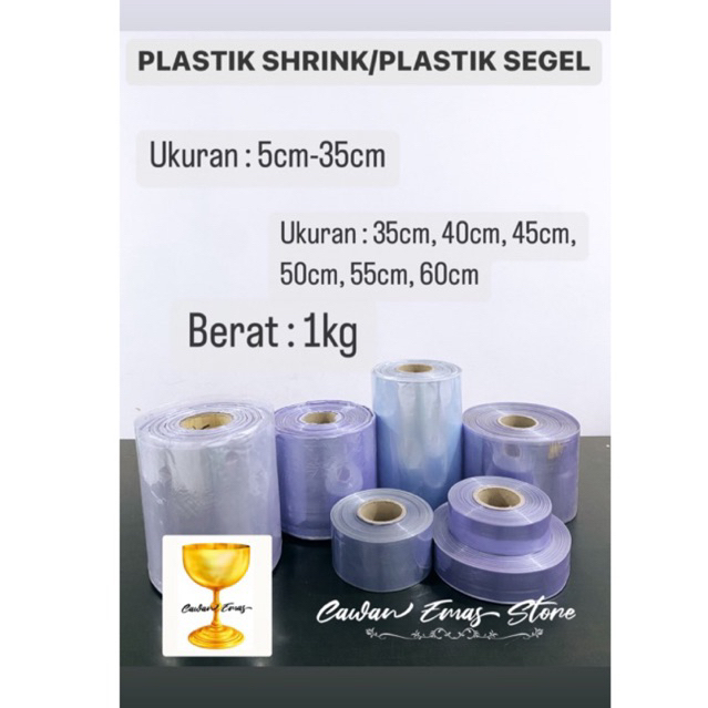 plastik roll pvc 1 kg/ plastik segel shrink pvc / plastik segel / plastik shrink