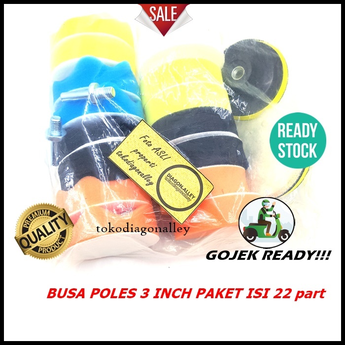 Sponge Poles Busa Poles Mobil Polishing Sponds Spond Poles Wol Poles 3 Inch Paket