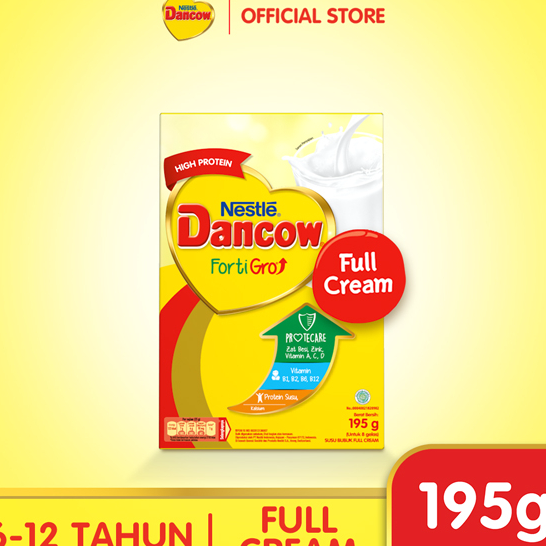 

YBNB8441 Terlaris DANCOW FortiGro Full Cream 195g