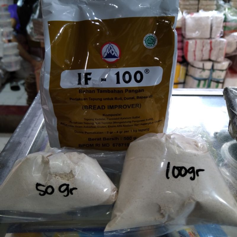 

IF100 Bread Improver Pengempuk - Pelembut Roti Rep 100gr