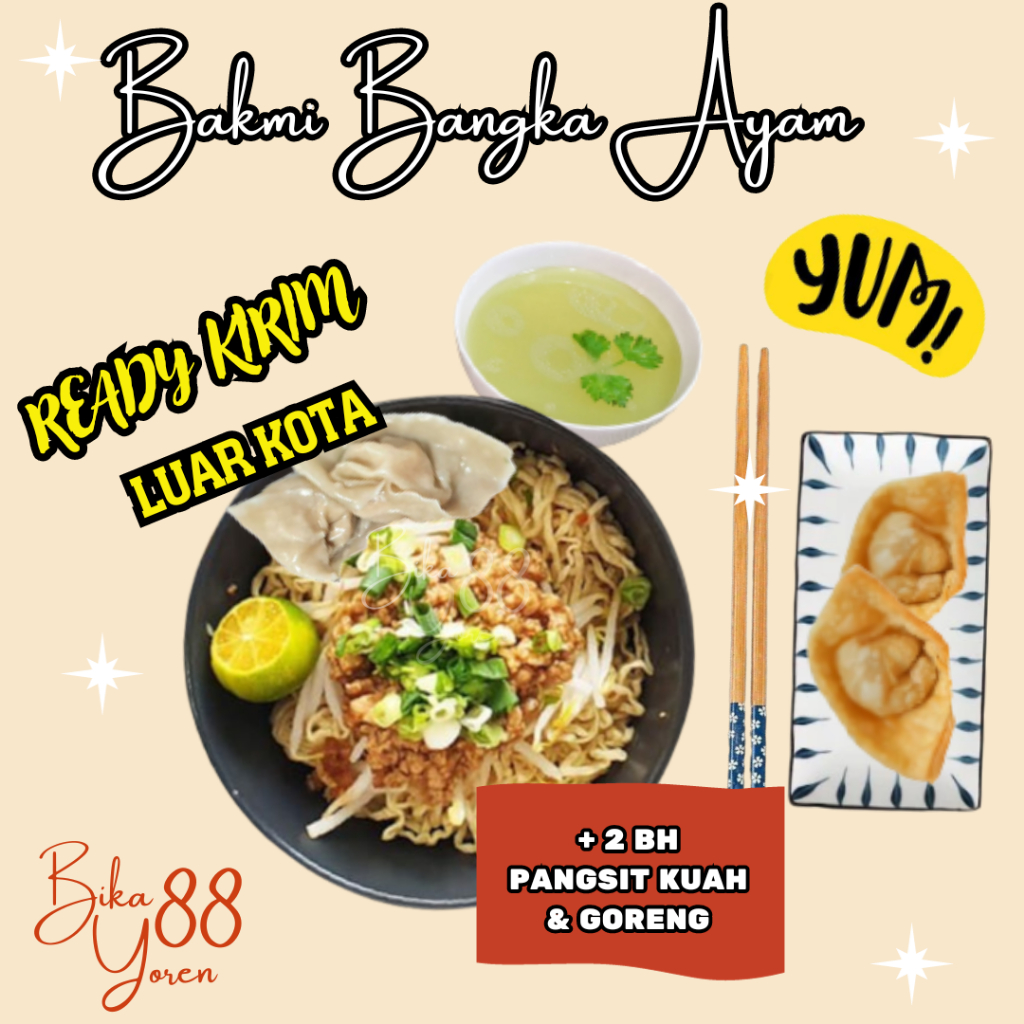 

Mie Ayam Pangsit Goreng Kuah Tanpa Bakso Sapi Dan Pengawet Makanan Frozen Food Siap Saji Halal Enak Murah Instant Homemade By Bakmi Bangka Ayam Jojo 88 Official