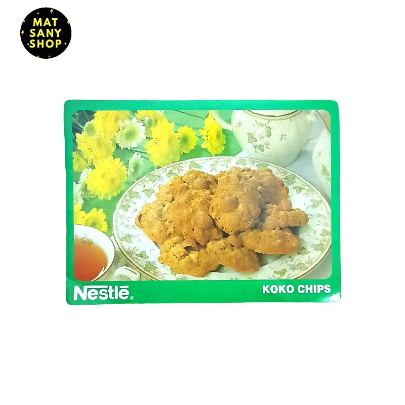 Bonus Sisipan Jadul Lawas Vintage Nestle Koko. Crunch Resep Koko Chips