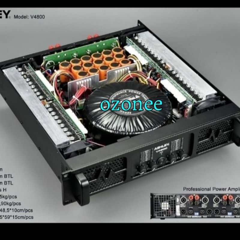 Power Ashley V4800/Ashley  V-4800 (4 Channel ) Original