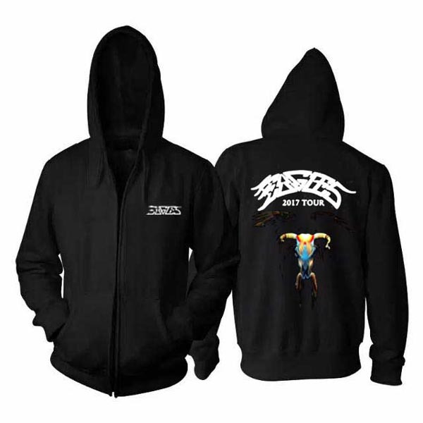 Jaket Hoodie Eagles Tour & New Concert 2017 Hoodie Bahan Cotton Fleece