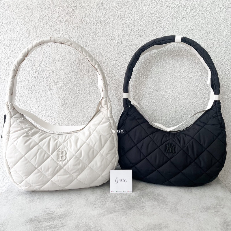 [Ready Stock] MLB QUILTED LARGE HOBO BAG