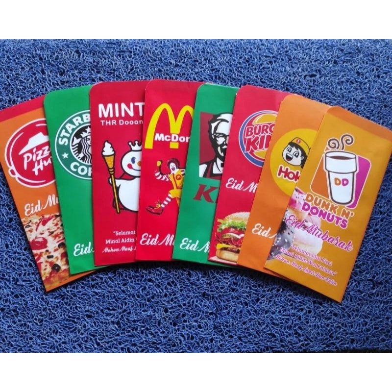 

10 PCS AMPLOP PANJANG MOTIF SNACK UANG BANK KARTUN MUSLIM(SUDAH DILEM & SIAP PAKAI)