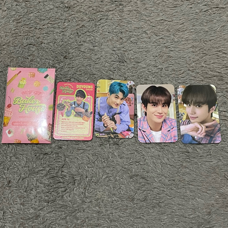 UNSEALED RANDOM RECIPE CARD PACK BAKER HOUSE NCT 127 OFFICIAL MD JUNGWOO PC