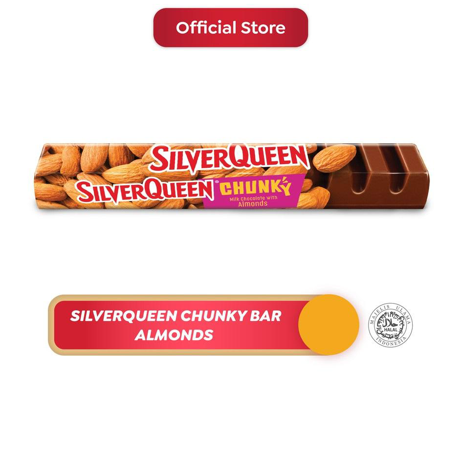 

NJMR6153 Free Ongkir Silverqueen Chunky Bar Almond 95 g