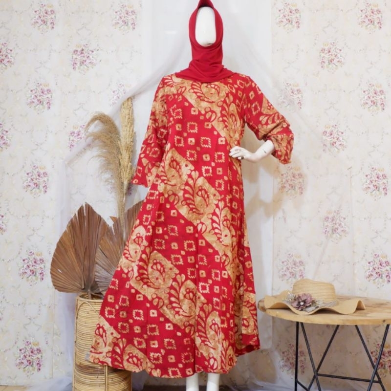 Daster Huza model klok Hls ori terbaru new