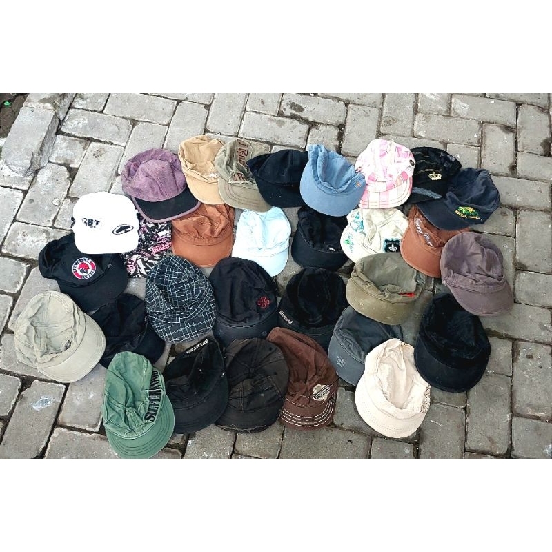 Borongan Topi Komando Second 30 pcs