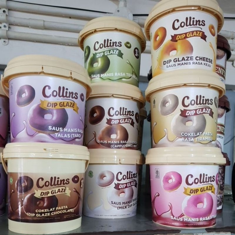 

Collins Dip Glaze / Saus Manis Berbagai Rasa 1kg