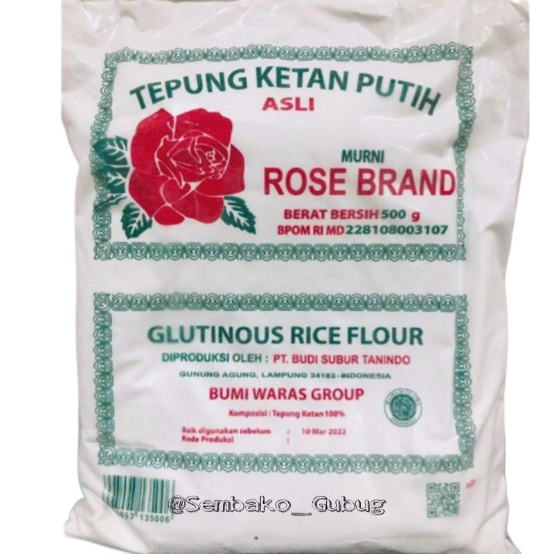 

[500gr] TEPUNG KETAN PUTIH ROSE BRAND