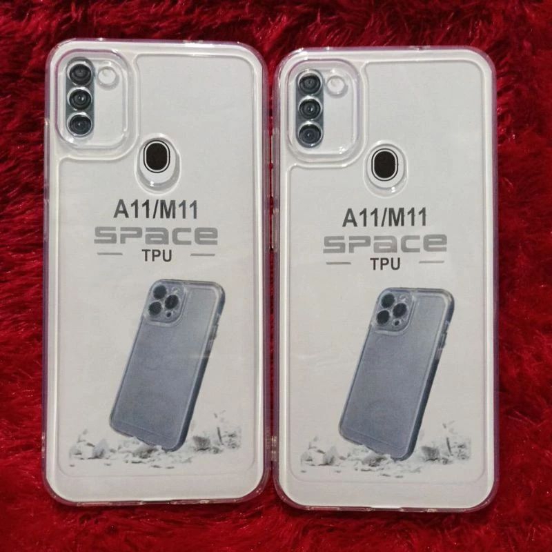 SOFTCASE / CASING TPU SAMSUNG A11/M11 CLEAR CASE BENING AIRBAG