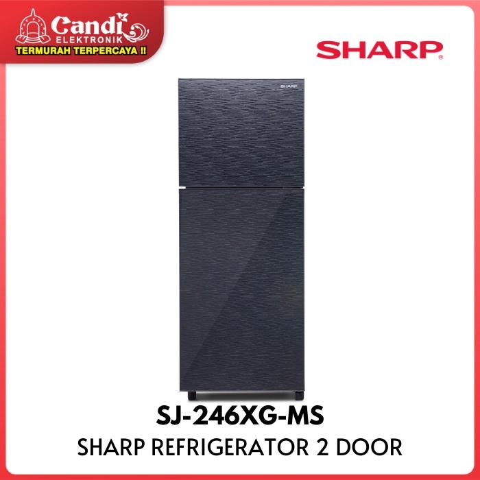 SHARP KULKAS 2 PINTU SJ-246XG-MS 205 LITER SJ-246XG