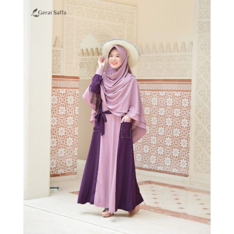(READY STOCK CASHBACK) Gamis Arshela by Gerai Saffa
