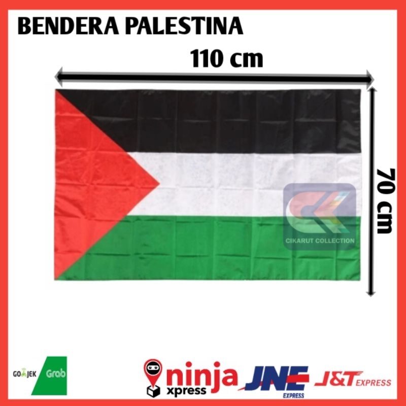 BENDERA PALESTINA,SYAL, BENDERA MINI