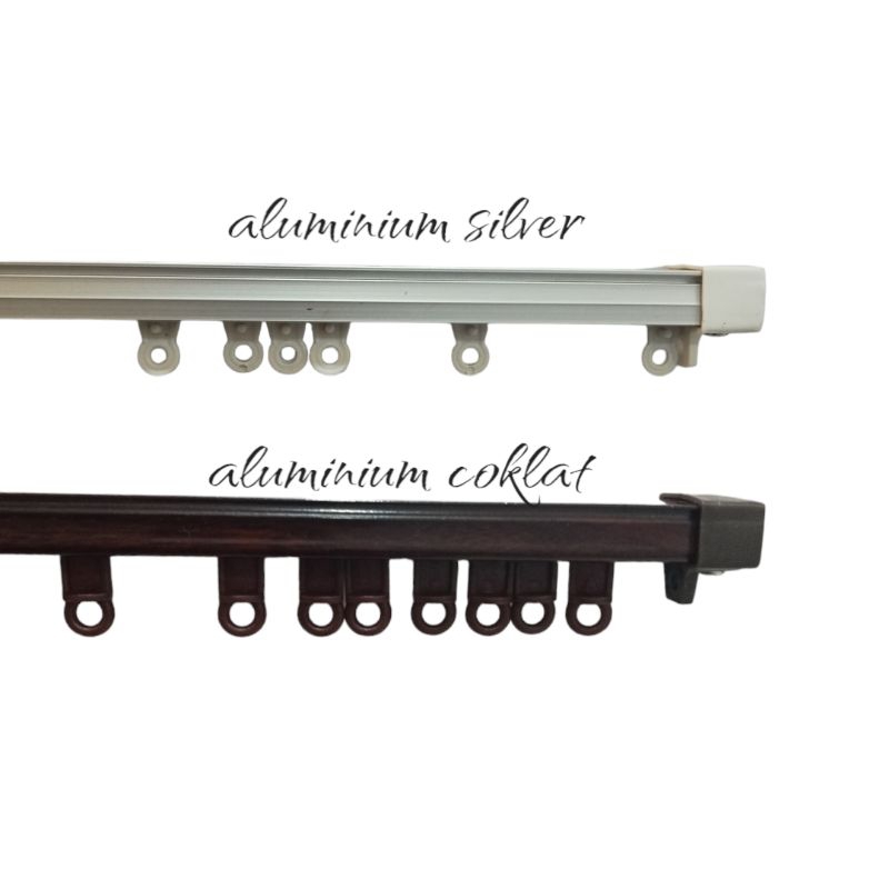 Rel aluminium gorden/vitrase