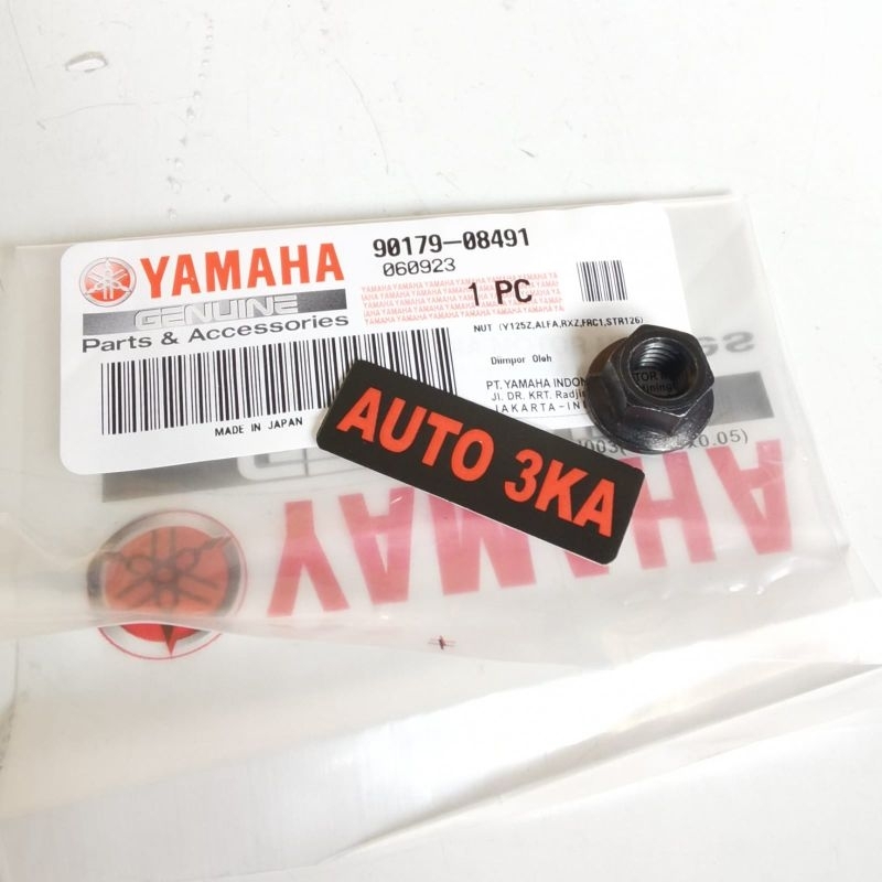 MUR LEHER KNALPOT - MUR JOK - MUR MOUNTING MESIN RX KING, RXZ, RXS, YT115 ORI ORIGINAL 90179-08491