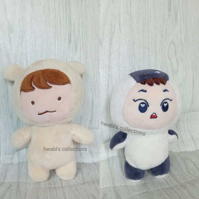 EXO dolls Xiumin Ddakxiu Baekhyun Baekku doll boneka EXO oppa Baekhyun Xiumin Byun Baekhyun