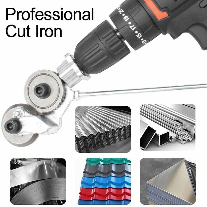 Metal Shredder | Metal Cutting Drill Adapter | Nuzky Cutter Converter | Plate Cutter