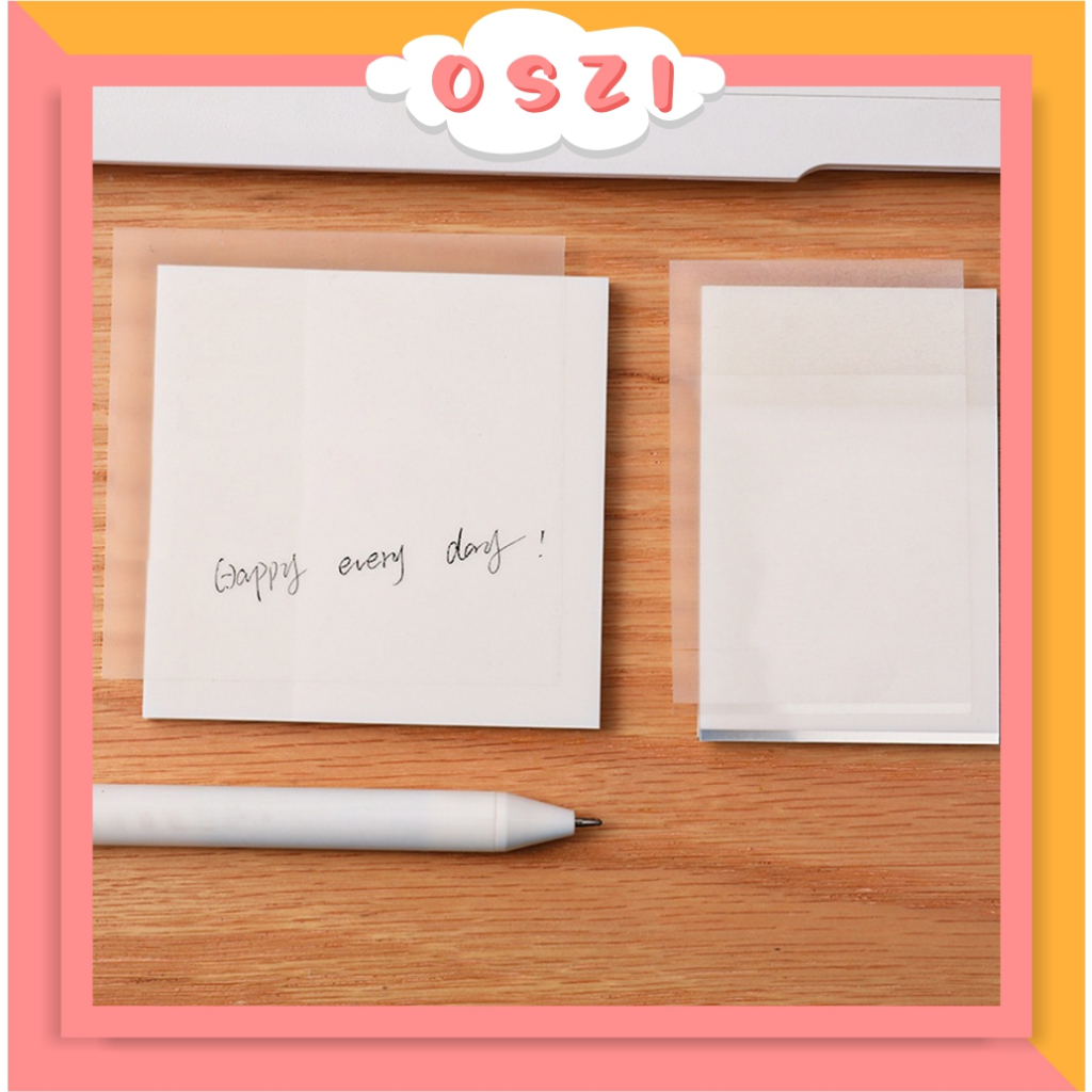 

❄ OSZI ❄ Sticky Note Transparan Plastik S086