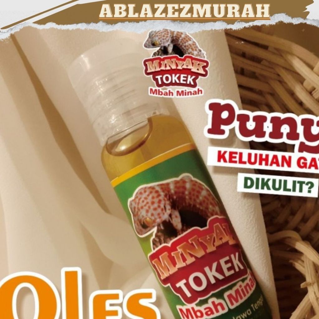 

TOKEK MBAH MINAH MINYAK|Minyak Tokek Asli Mbah Minah 100%ORI