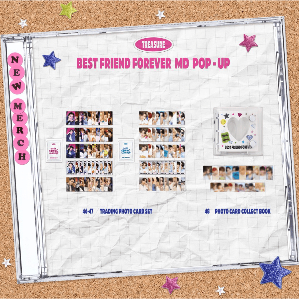 [DP] TREASURE NEW MERCH - BEST FRIEND FOREVER - DISPOSABLE CAM / HOODIE / TSHIRT / CROSS BAG / TRADI