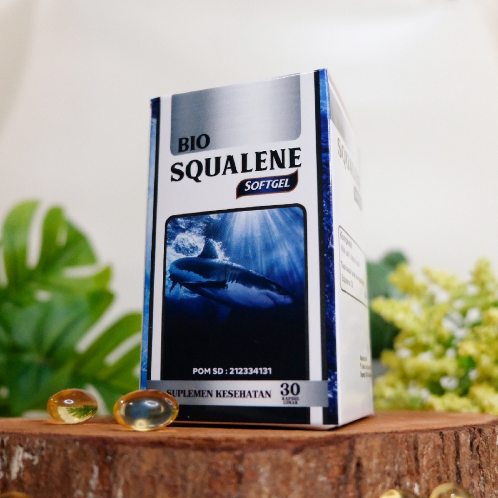 Bio Squalene Original Minyak Ikan Omega 3 6 9 Bpom Halal Mui - Minyak Ikan Untuk Anak Minyak Ikan Un