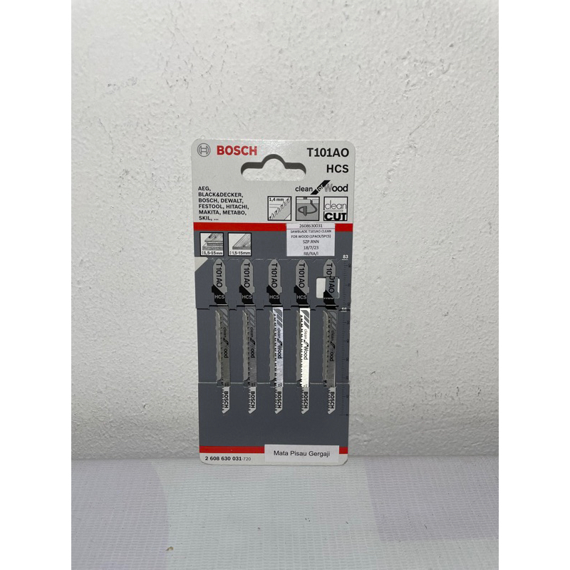 mata gergaji jigsaw T101AO bosch / mata gergaji kayu mesin jigsaw / mata jigsaw gergaji kayu triplek