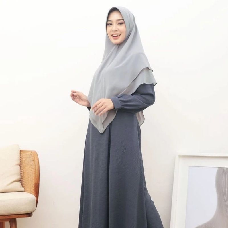 Gamis syar'i jumbo-set gamis jilbab