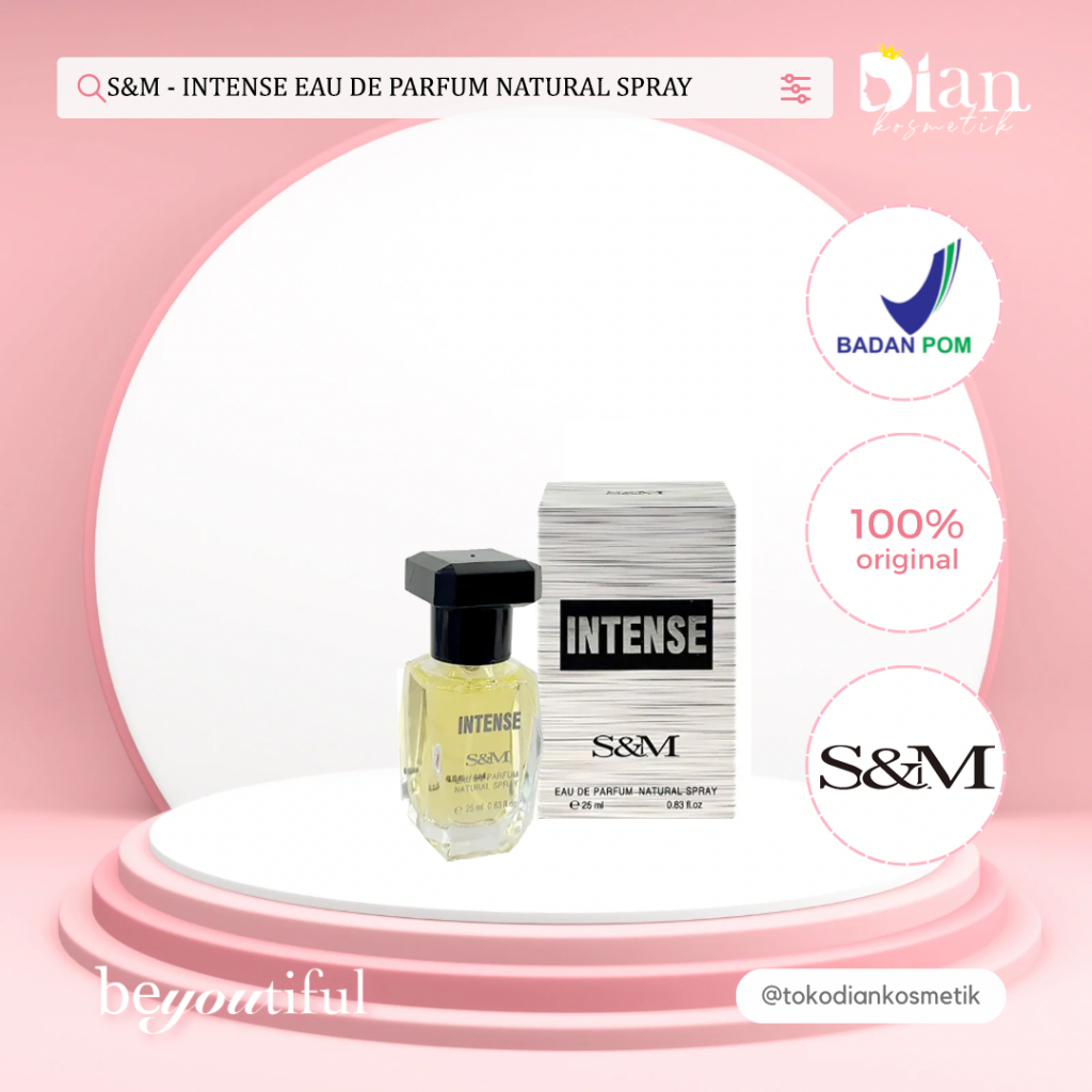 S&M - (INTENSE) EAU DE PARFUM NATURAL SPRAY