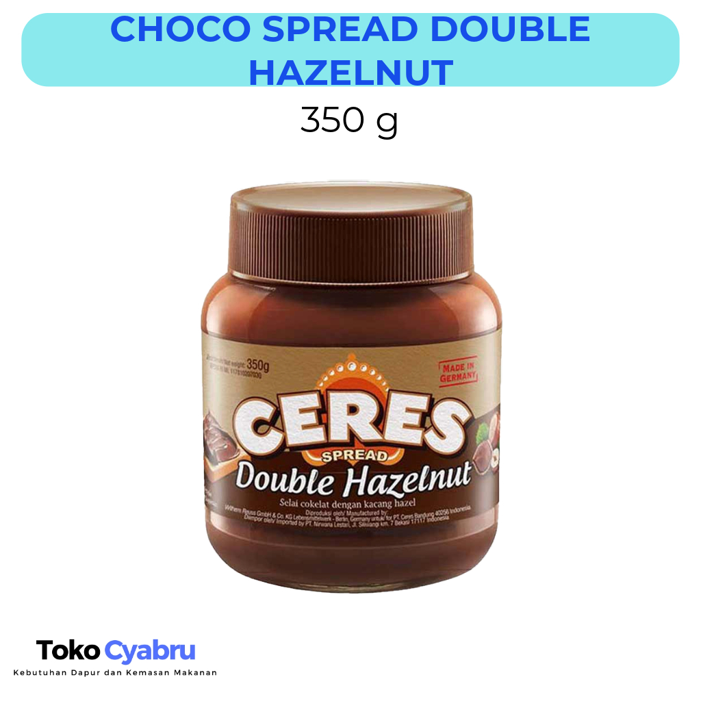 

Selai Spread Choco Double Hazelnut Ceres 350 g