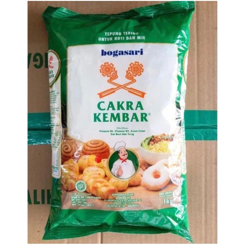 

Tepung Cakra Kembar 500 gr Bogasari Tepung Terigu