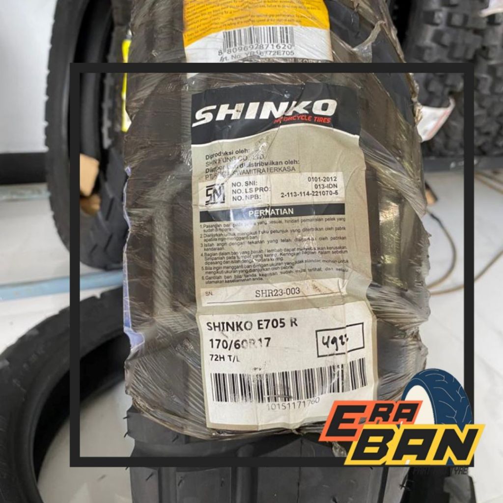 BAN LUAR SHINKO E705 R 170 60 R RING 17