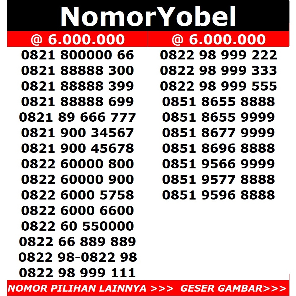nomor cantik telkomsel simpati 4G 6000k-02