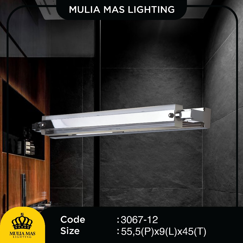 Lampu Dinding Model Balok Linear Minimalis Dekorasi Kamar Mandi 3067