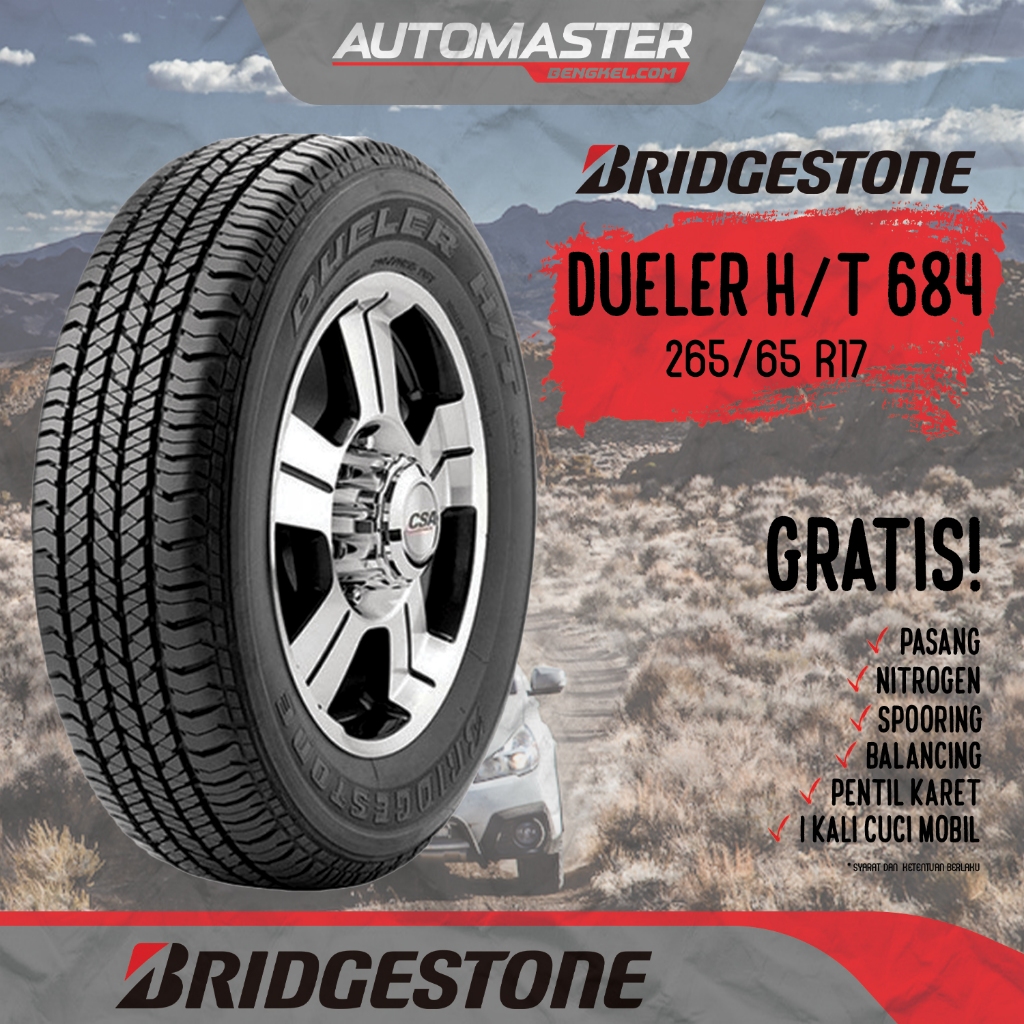 Ban Mobil Pajero Fortuner Bridgestone Dueler H/T 684 265/65 R17