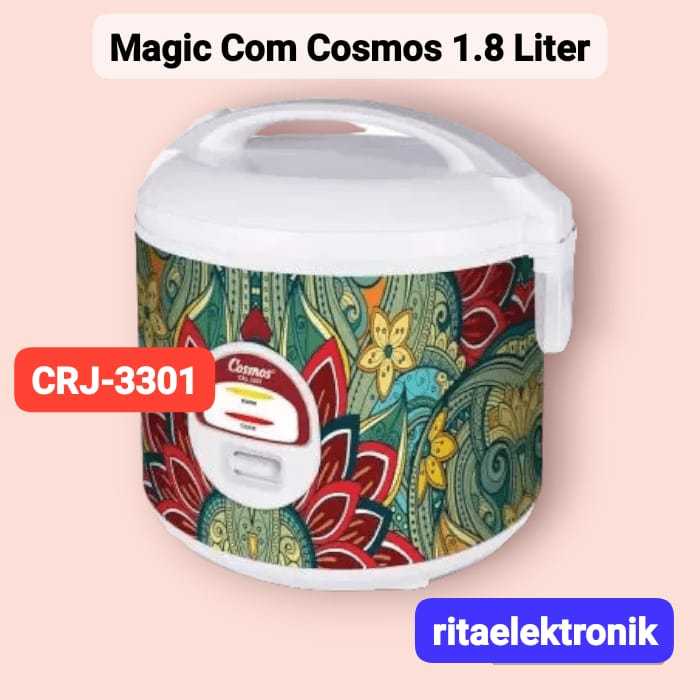Magic Com Cosmos CRJ 3301 Dan CRJ 3301 NC 1.8 Liter Non Stick / Anti Lengket