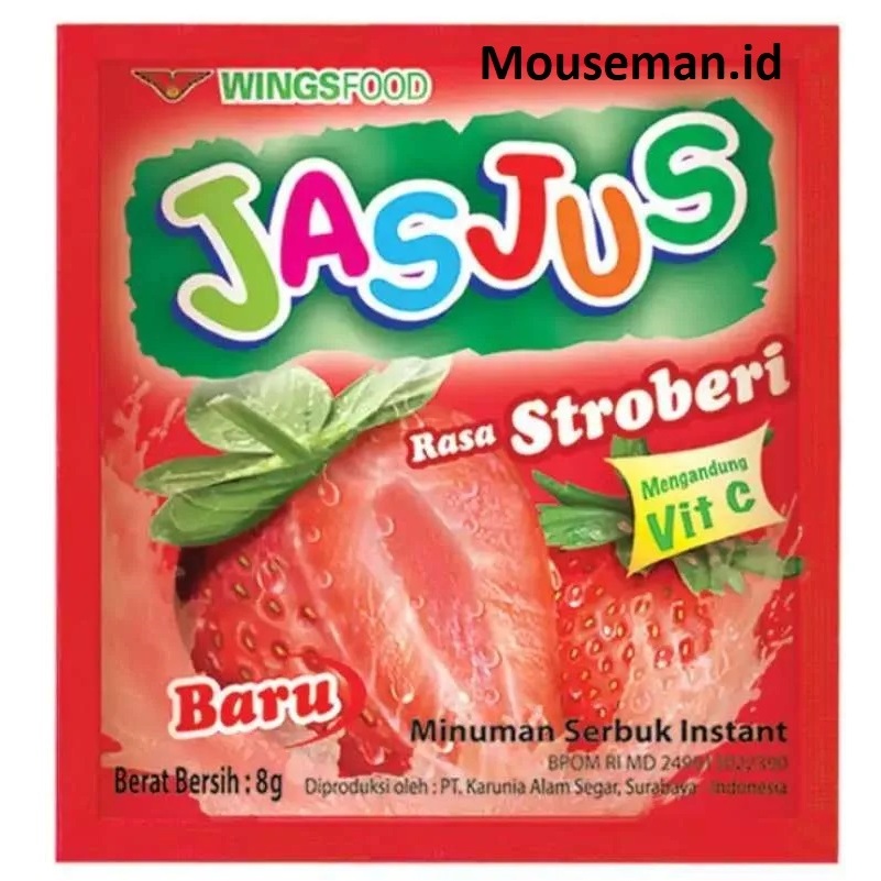 

JASJUS Rasa Stroberi Minuman Serbuk Instan Strawberry 8gr