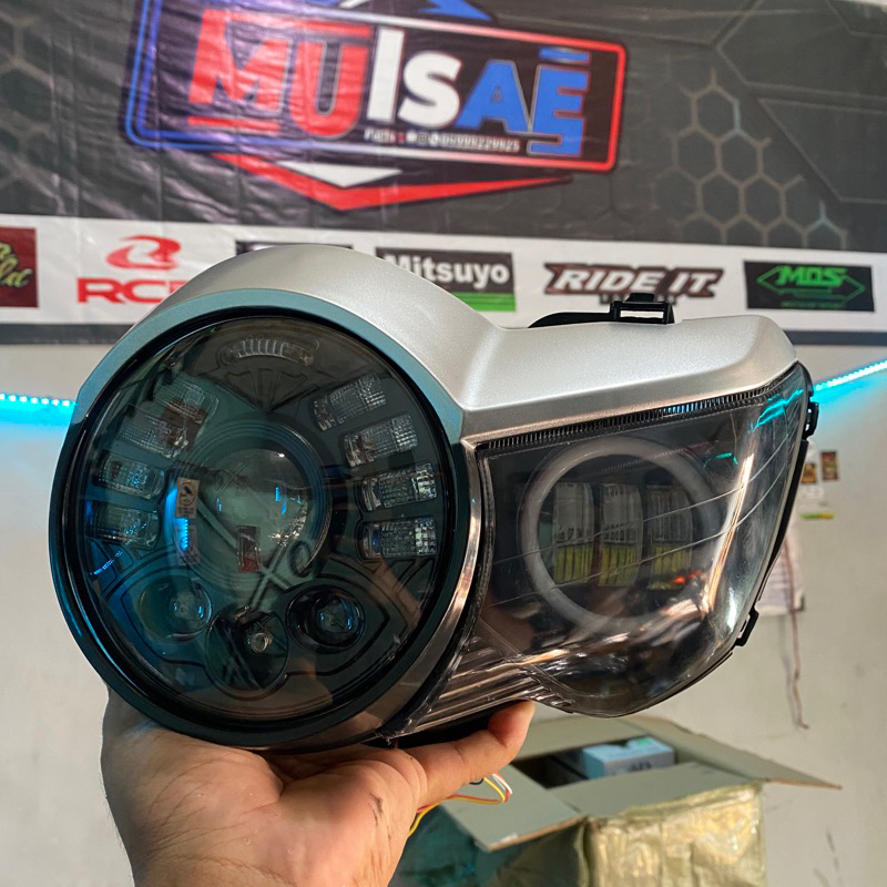 REFLEKTOR LAMPU DEPAN HONDA TIGER PC 2010 DAYMAKER