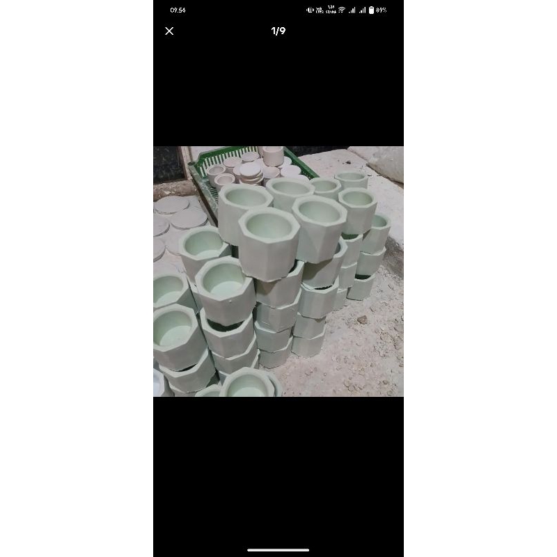 pot semen concrete pot semen mini hexagonal segi 8