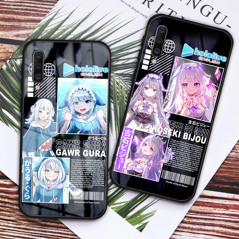 Custom Case Glasscase Hardcase Softcase Casing Talents Vtuber HoloLive Inggris - Talents Vtuber Holo