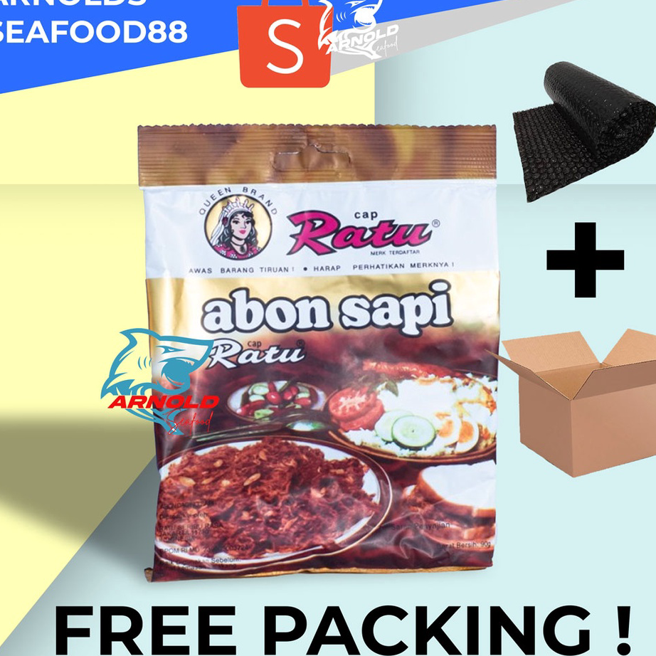 

Ready Stock Abon Sapi Cap Ratu 1 Bungkus 90 gr Murah Banget