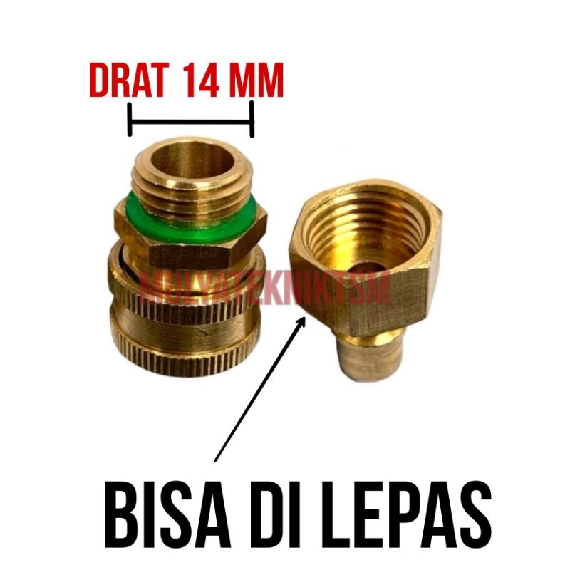 quick coupler swivel selang anti kusut